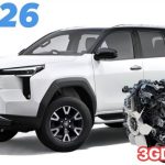 Toyota Fortuner 2026 rộ tin dùng động cơ 3.0L mới: Diện mạo vuông vức, thách thức Ford Everest